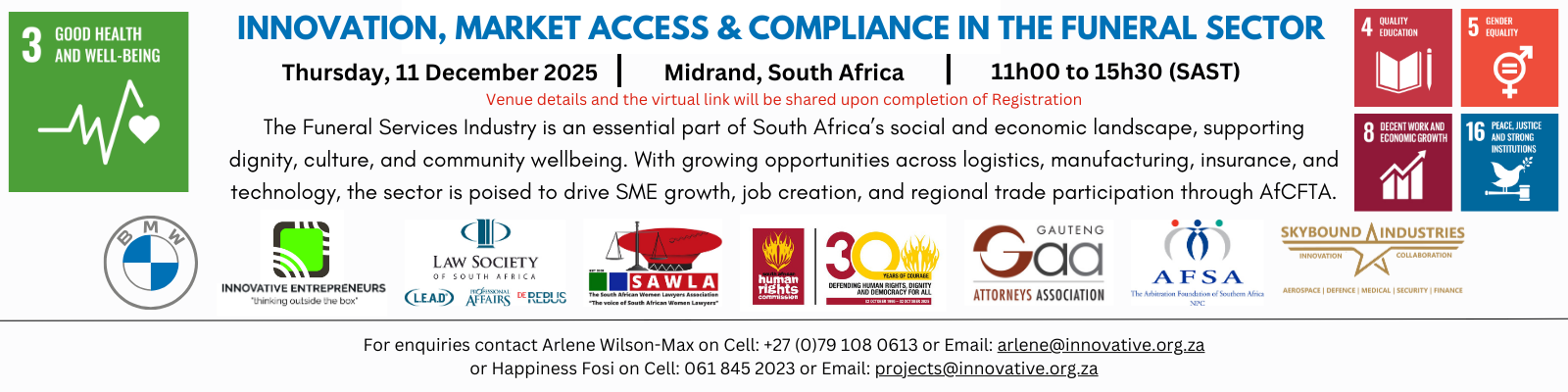 SA/UK Agricultural Sector Focus Seminar Banner